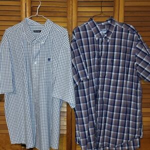 2 Men's Heybo Short Sleeve one 2XL NEVER WORN and one 3XL WORN ONCE